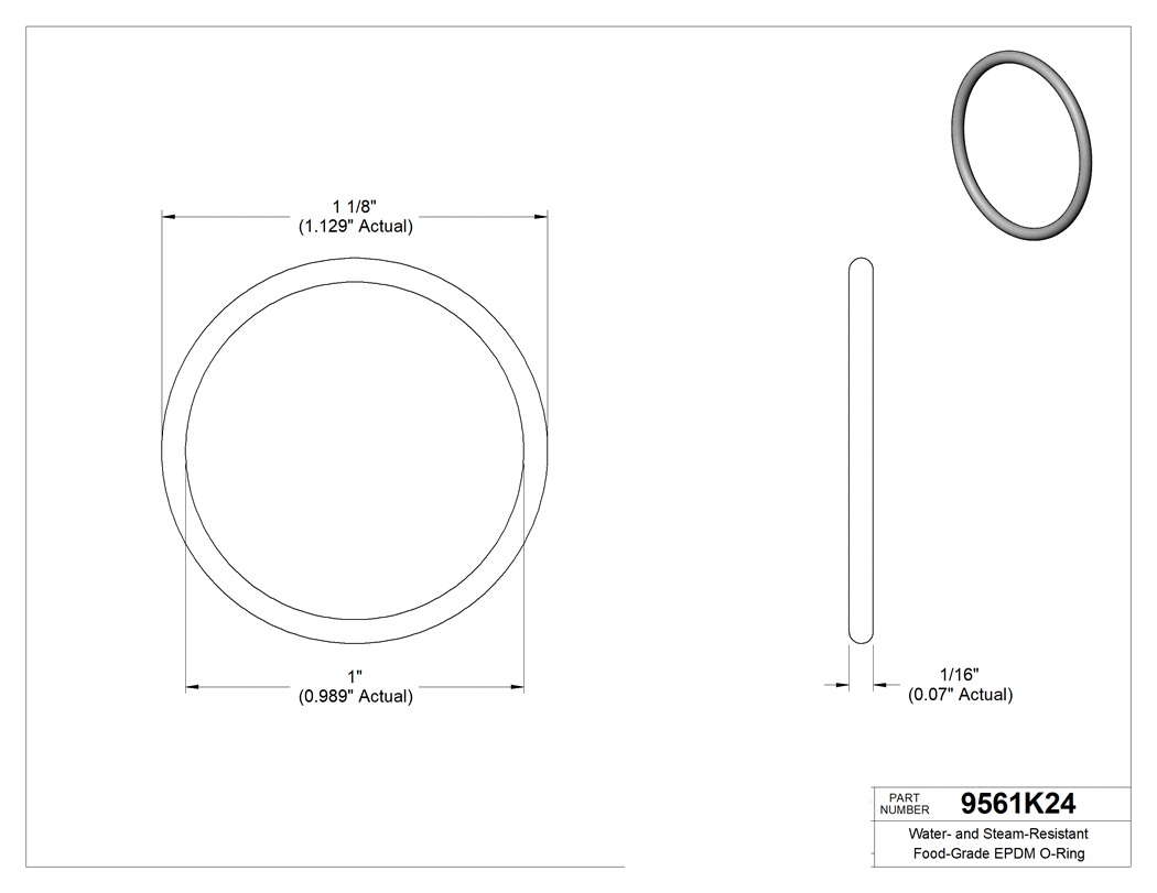 Technical drawing - 9561K24